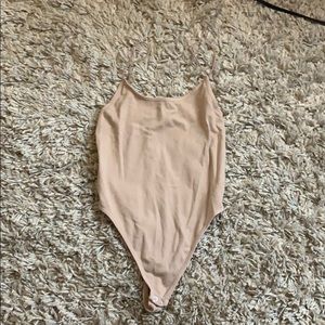 Blush pink body suit